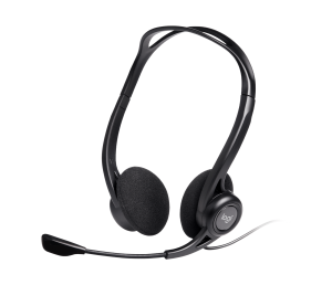 אוזניות USB לוג'יטק 960 (ל-PC/Mac) עם מיקרופון בביטול רעשים