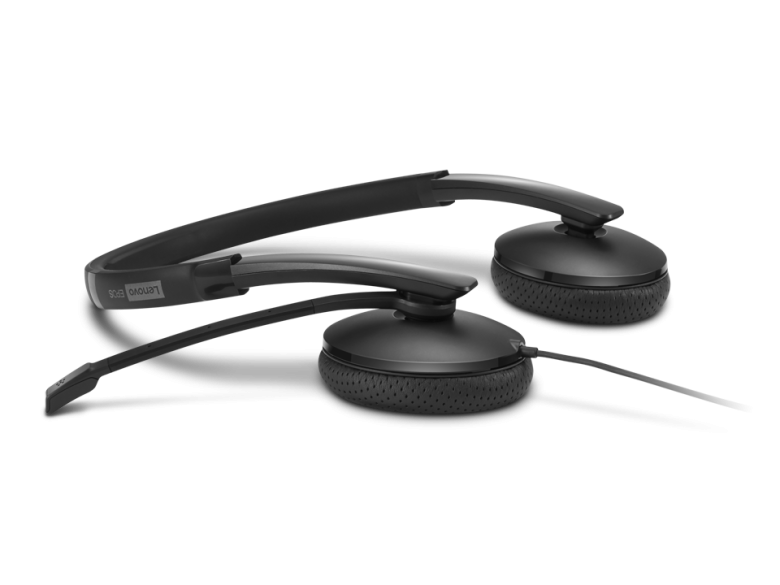 Lenovo Wired VoIP Headset אוזניות קוויות לנובו 4XD1M45626 פי סי אונליין