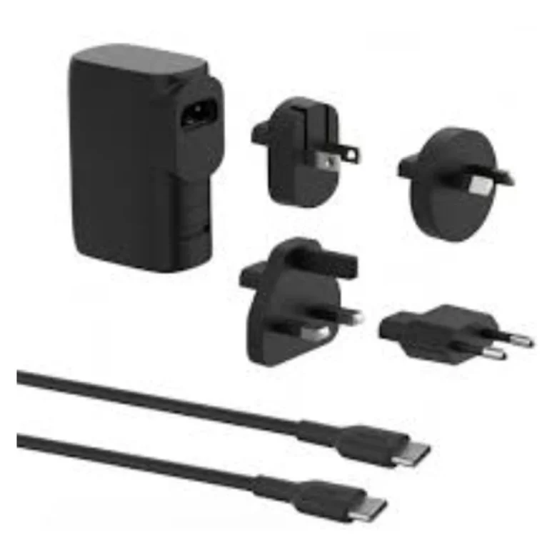 מטען היברידי Belkin BPZ003BT1MBK-B6 | קיר PD 25W | סוללת גיבוי 5000mAh 20W | ערכת מתאמים