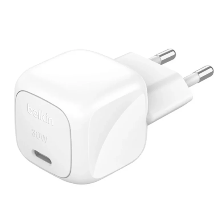 מטען Belkin BoostCharge WCA008kqWH | USB-C 30W | לבן – תמונת מוצר