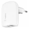 מטען Belkin WCB009VFWH | 42W | ‏USB-C ‏30W ו־USB-A ‏12W | לבן – תמונת מוצר