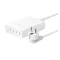 מטען שולחני Belkin WCH015VFWH | GaN ‏200W | ארבע יציאות USB-C | עד 140W ביציאה אחת | לבן – תמונת מוצר