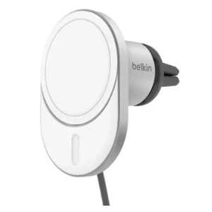 מטען אלחוטי לרכב Belkin WIC008BTGR-V2 | Qi2 15W | כולל מטען רכב 20W