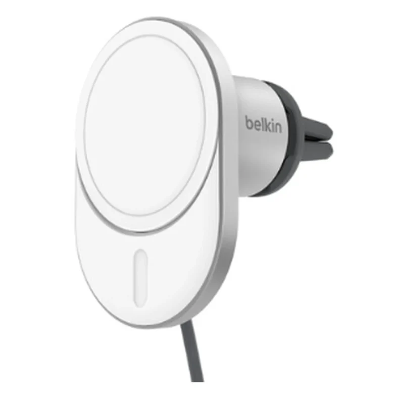 מטען אלחוטי לרכב Belkin WIC008BTGR-V2 | Qi2 15W | כולל מטען רכב 20W