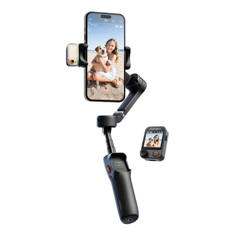 גימבל Hohem iSteady V3 Ultra לסמארטפון | 3 צירים | מעקב AI ושלט מסך מגע | HPG-V3U