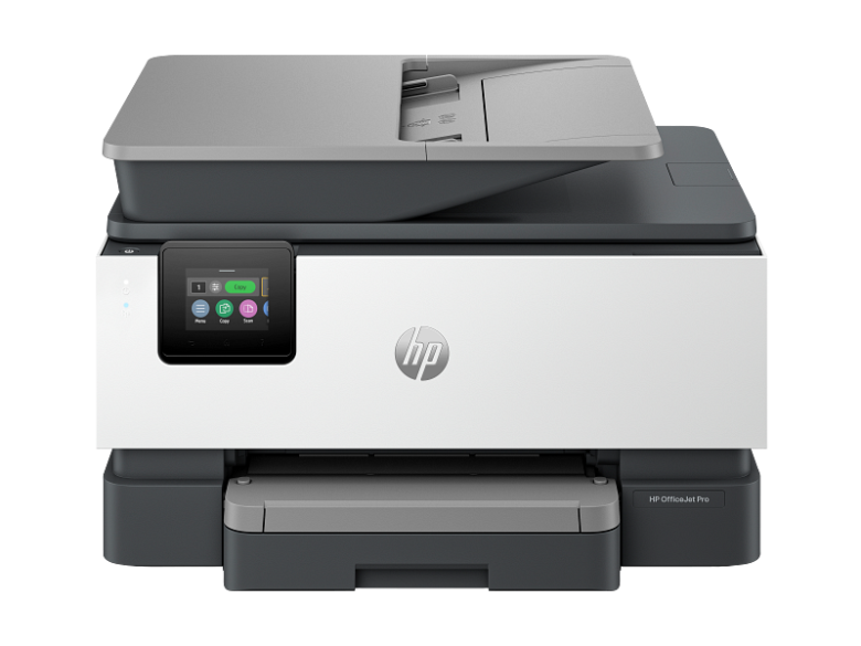 מדפסת משולבת HP OfficeJet Pro 9123 403V9B בגוון מלט, מבט חזית