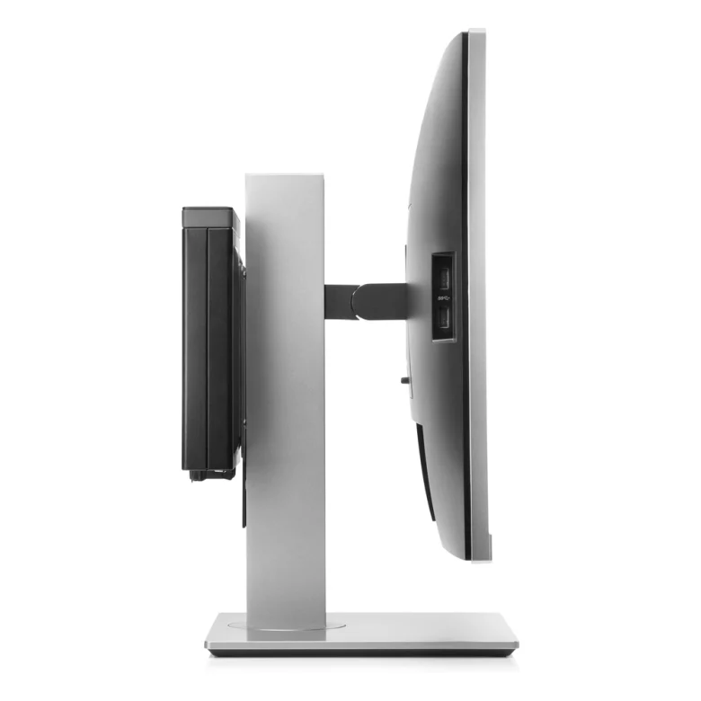 HP B300 – המחשת התקנה – מחשב ומסך אינם כלולים