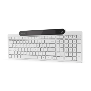 מקלדת Lenovo 800 GY41R69592 לבנה — תמונת יצרן להמחשה בפריסה אנגלית; המק״ט המסופק בעברית