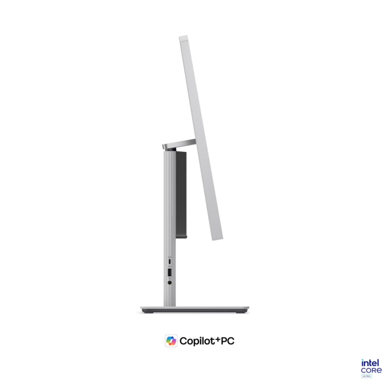 מחשב All In One Lenovo IdeaCentre AIO 27IPH11 בצבע Cloud Grey — מבט צד