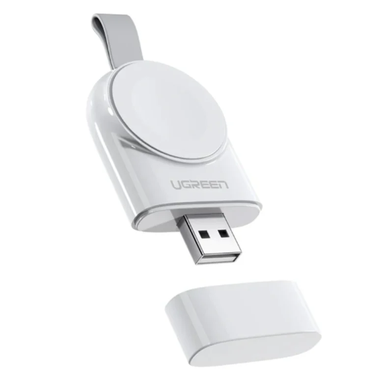 מטען מגנטי נייד UGREEN CD144 50944 | ל־Apple Watch | USB-A | MFi | לבן