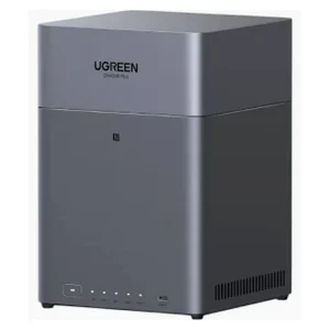 שרת NAS UGREEN NASync DH4300 Plus אפור, ללא כונני אחסון