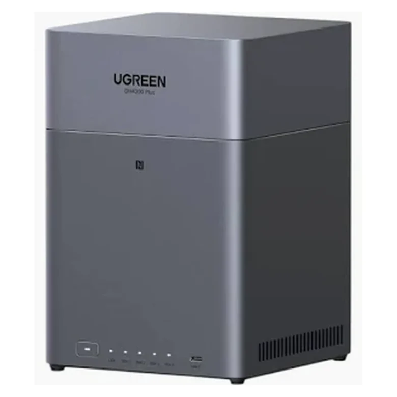 שרת NAS UGREEN NASync DH4300 Plus אפור, ללא כונני אחסון