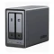 שרת NAS UGREEN NASync DXP2800 אפור, ללא כונני אחסון