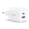 מטען קיר UGREEN X516 65015 | 30W GaN | ‏USB-C ו־USB-A | שתי יציאות | לבן – תמונת מוצר