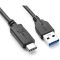 כבל USB תקע C זכר