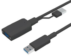 כבל מאריך USB3.2 GEN1 5G AOC מבוסס סיב אופטי זכר נקבה
