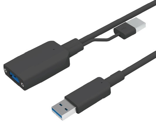 כבל מאריך USB3.2 GEN1 5G AOC מבוסס סיב אופטי זכר נקבה