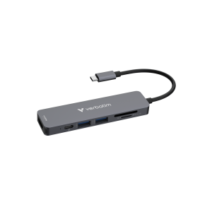 רכזת Verbatim USB-C Essentials שש יציאות מק״ט 32156