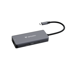 רכזת Verbatim USB-C Essentials שש יציאות עם רשת מק״ט 32157