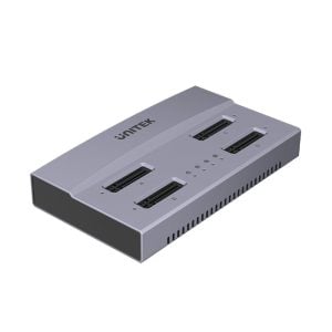 תחנת עגינה Unitek USB4 לארבעה כונני M.2 NVMe דגם S1243BGY01-US