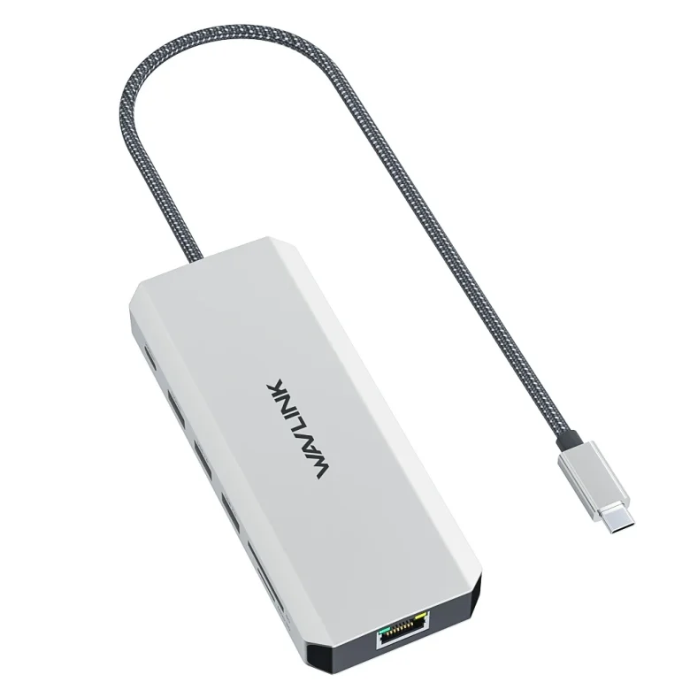 תחנת עגינה WL-UMD306 USB-C Triple Display 12-in-1 Dock | WL-UMD306 | USB-C PD 85W | 12 יציאות | 8K/4K@144Hz | 2.5G Ethernet