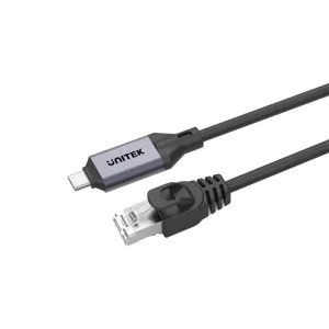כבל רשת USB C ל Ethernet C18148AGY C18148AGY USB C 2.5Gbps RJ45 1M