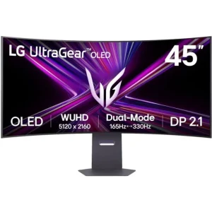 מסך מחשב | 44.5" | LG UltraGear UltraWide WUHD G Sync | 45GX950A-B | 165Hz | OLED | USB-C 90W