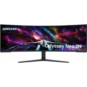 מסך מחשב | קעור | 57" | Samsung Odyssey Neo G9 DUHD Quantum Mini | S57CG952NM | Dual 4K | 240Hz | VA | DisplayPort