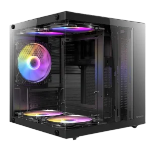 מארז מחשב | שחור | Antec VCX10M | Mini Tower | micro-ATX, mini-ITX | GPU 260mm