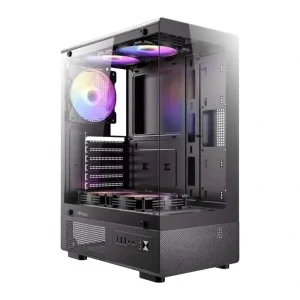 מארז מחשב | שחור | Antec VCX300 | Mid Tower | ATX, micro-ATX, mini-ITX | GPU 320mm