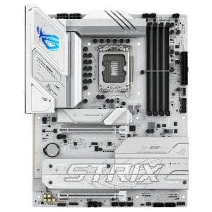 לוח אם Asus ROG STRIX B860-A GAMING WIFI | DDR5 | Wi-Fi 7 לבן