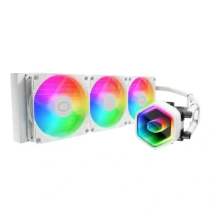 קירור נוזלי למעבד | לבן | Cooler Master ק.נוזלי 360 Core II | 27.2 | AMD AM5, AM4 | LGA1851