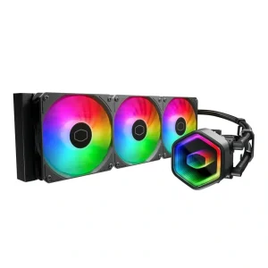 קירור נוזלי למעבד | שחור | Cooler Master ק.נוזלי 360 Core II | 360 | AMD AM5, AM4 | LGA1851