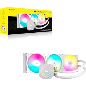 קירור נוזלי למעבד | לבן | Corsair iCUE NAUTILUS 360 RS | 360 | AMD AM5, AM4 | LGA1851