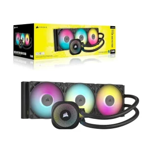קירור נוזלי למעבד | שחור | Corsair iCUE TITAN 360 RX | RGB | 360 | AMD AM5, AM4 | LGA1851