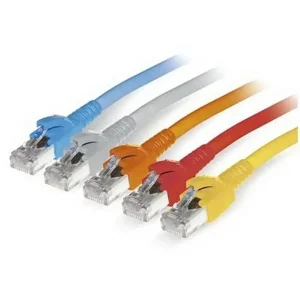 מגשר מסוכך FTP CAT6 איכותי תוצרת TopX באורך 0.15 מטר בצבע אפור שחור כחול ירוק סגול אדום צהוב כתום או לבן