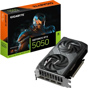 כרטיס מסך | Gigabyte GeForce RTX 5050 WindForce OC | 8GB | GDDR6 | 2HDMI + 2DP | PCI-E 5.0
