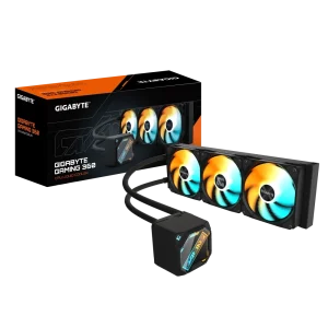 קירור נוזלי למעבד | שחור | Gigabyte משולש Gaming 360 3XARGB 120MM | 360 | AMD AM5, AM4 | LGA1851