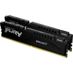 זיכרון למחשב נייח KINGSTON FURY BEAST | 32GB (2x16GB) | DDR5 | 6000MHz | CL30 | EXPO/XMP | DIMM