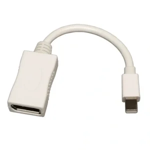 כבל מתאם MINI DISPLAY PORT ל-DP נקבה באורך 20 ס"מ תומך 4K@60HZ