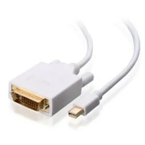 כבל MINI DISPLAY PORT זכר ל-DVI זכר באורך 1.8 מטר