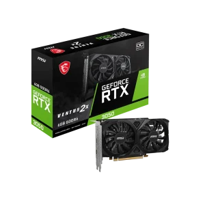 כרטיס מסך | MSI GeForce RTX 3050 VENTUS 2X E 6G OC | 6GB | GDDR6 | 2HDMI + DP | PCI-E 4.0