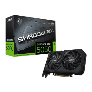 כרטיס מסך | MSI GeForce RTX 5050 8G SHADOW 2X OC | 8GB | GDDR6 | HDMI + 3DP | PCI-E 5.0