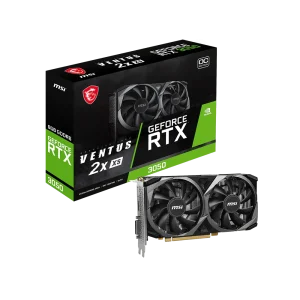 כרטיס מסך | MSI GeForce RTX 3050 VENTUS 2X XS 8G OC | 8GB | GDDR6 | HDMI + DP + DVI | PCI-E 4.0