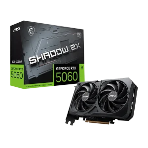 כרטיס מסך | MSI GeForce RTX 5060 8G SHADOW 2X OC | 8GB | GDDR7 | HDMI + 3DP | PCI-E 5.0