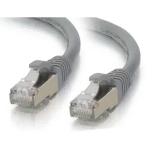 כבל רשת מסוכך CAT5e באורך 0.15 מטר אפור