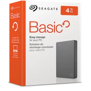 כונן HDD חיצוני | Seagate Basic Portable Drive | 4TB | USB 3.0 | 2.5