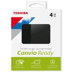 כונן HDD חיצוני | Toshiba Canvio Ready | 4TB | USB 3.2 GEN1 | 2.5