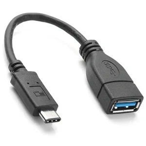כבל USB תקע C זכר- A 3.0 נקבה 0.2 מטר תומך OTG