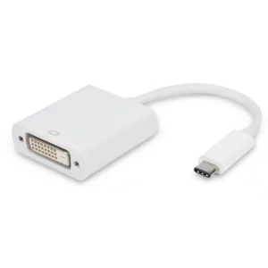 מתאם USB C ל-DVI נקבה תומך 4K@30HZ